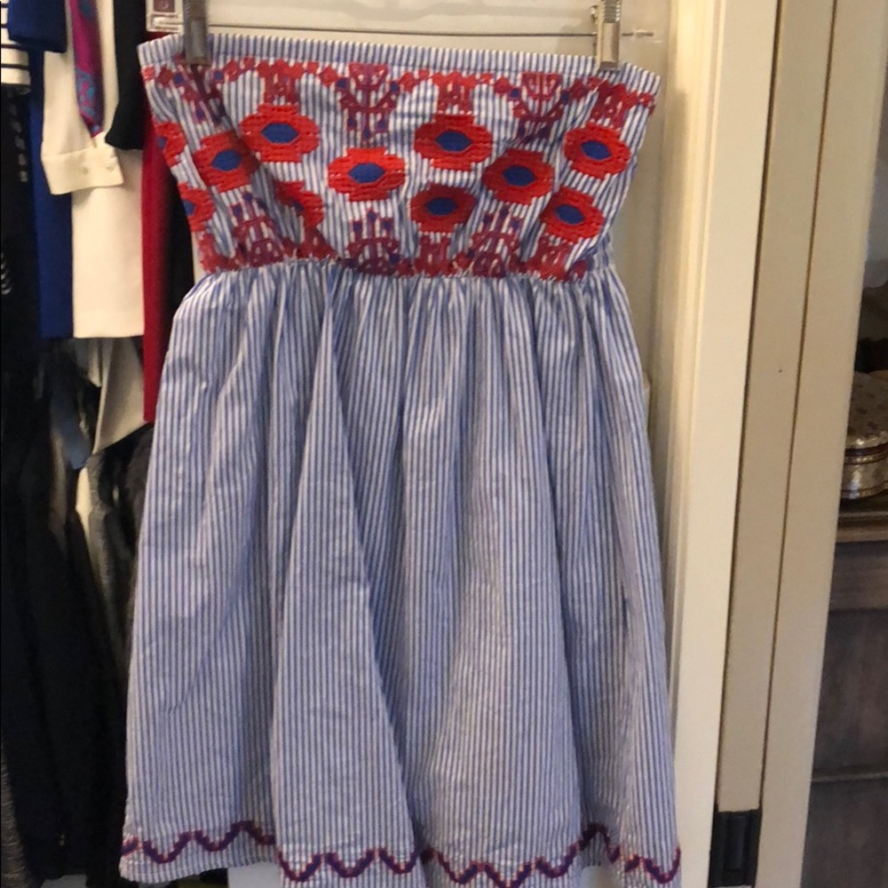 Joy joy strapless mini dress